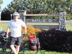 Mile 0 in Victoria... 6 summers, 9 D-Camps and 10,000 kms. to go!