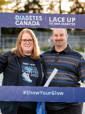 Me and the hubby at Lace up 2024 in Burnaby BC